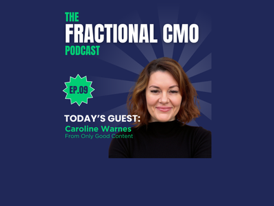 S2 I EP.9 Caroline Warnes I Cemoh Fractional Marketing Podcast