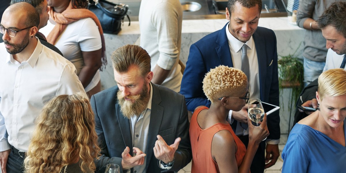 diverse-business-people-dinner-party