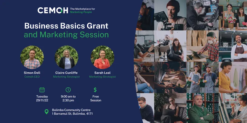 Business Basics Grant and Marketing Info Session