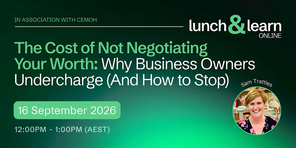 The cost of not negotiating your worth. Why business owners undercharge.