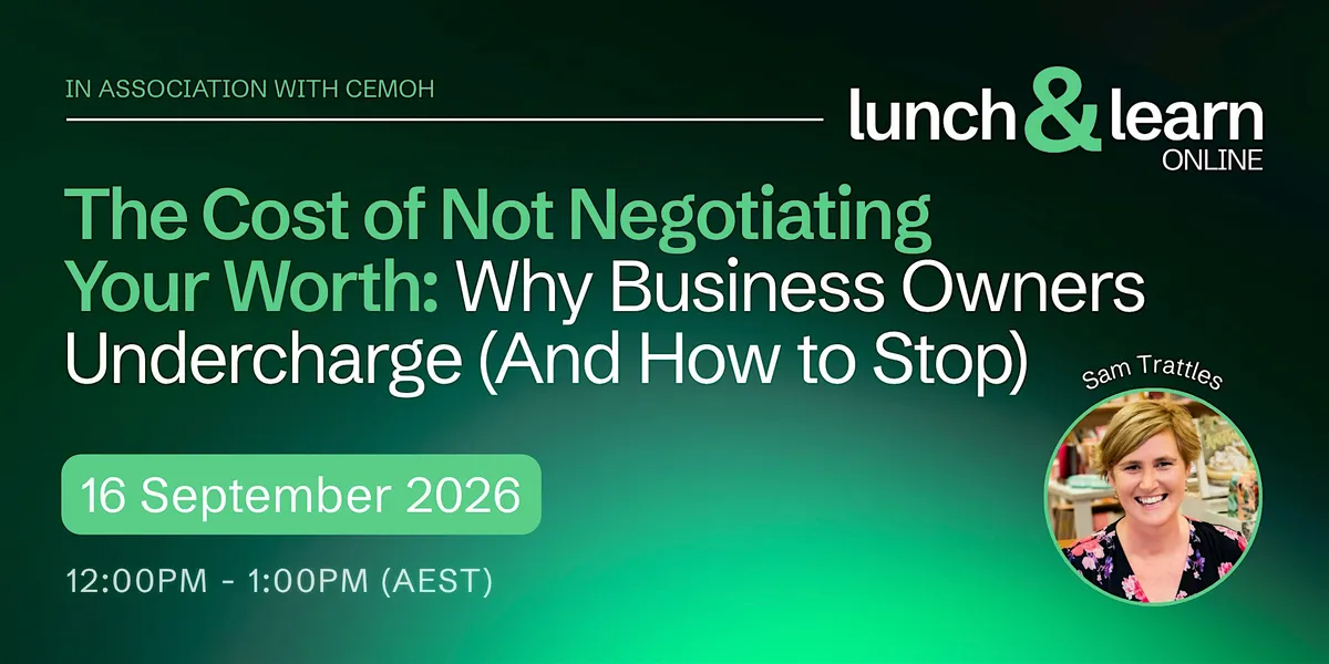 The cost of not negotiating your worth. Why business owners undercharge.