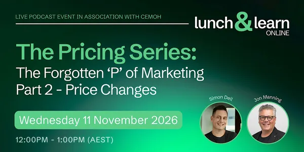 The Pricing Series: The Forgotten P of Marketing - Managing Price Changes