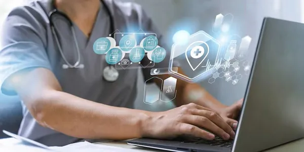 medical-banner-with-doctor-working-laptop_23-2149611211